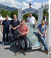 Erol Sander, Axel Pape, Helmut Zierl, Hans Joachim Stuck, Samuel (©Fotos: Sabine Brauer Photos für Volkswagen)